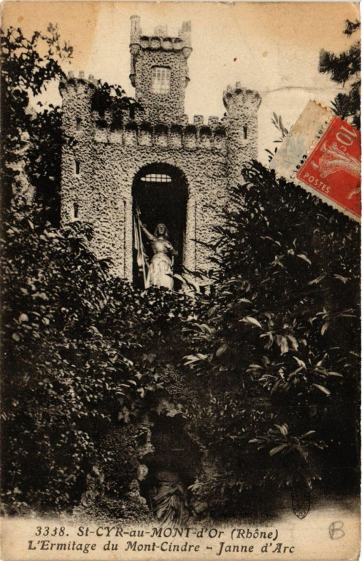Carte postale ancienne Saint-Cyr-au-Mont-d'Or - L'Ermitage du Mont-Cindre - Janne D'Arc à Saint-Cyr-au-Mont-d'Or