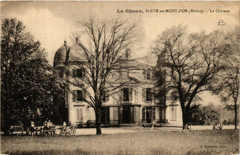 Carte postale ancienne Saint-Cyr-au-Mont-d'Or - Le Chateau à Saint-Cyr-au-Mont-d'Or