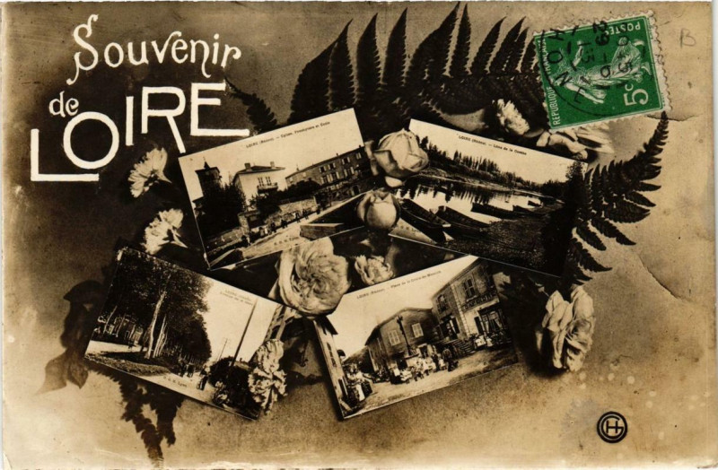 Carte postale ancienne Souvenir de Loire