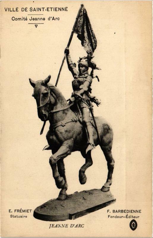 Carte postale ancienne Saint-Etienne Comité Jeanne d'Arc à Saint-Étienne