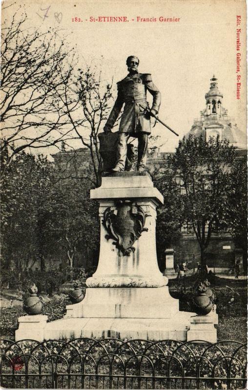 Carte postale ancienne Saint-Etienne Francis Garnier à Saint-Étienne