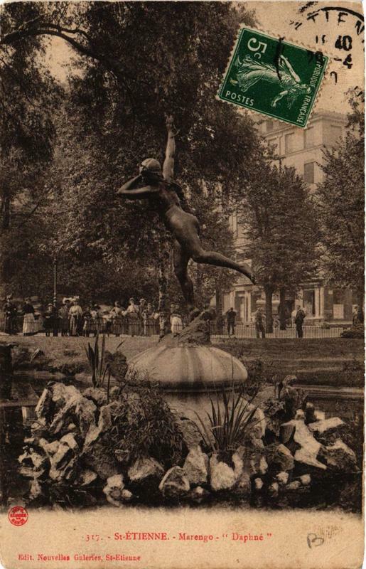 Carte postale ancienne Saint-Etienne Marengo. Daphné à Saint-Étienne