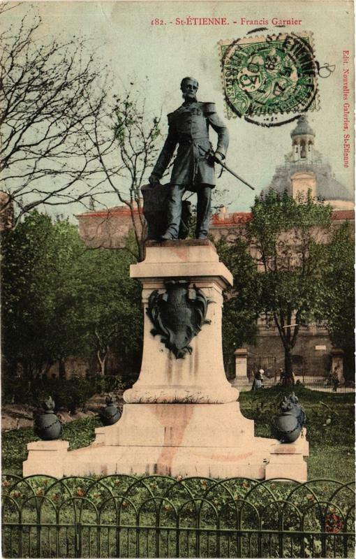 Carte postale ancienne Saint-Etienne Francis Garnier à Saint-Étienne