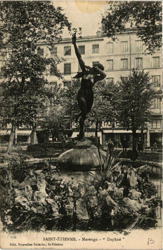 Carte postale ancienne Saint-Etienne Marengo. Daphné à Saint-Étienne