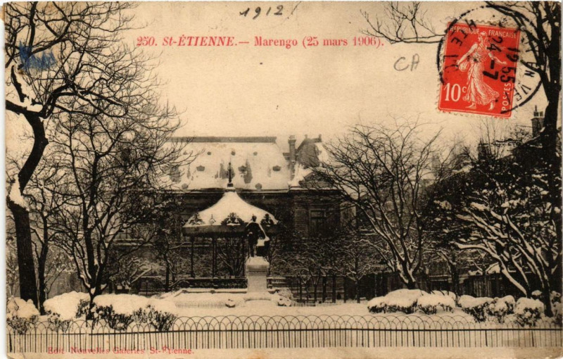 Carte postale ancienne Saint-Etienne Marengo à Saint-Étienne
