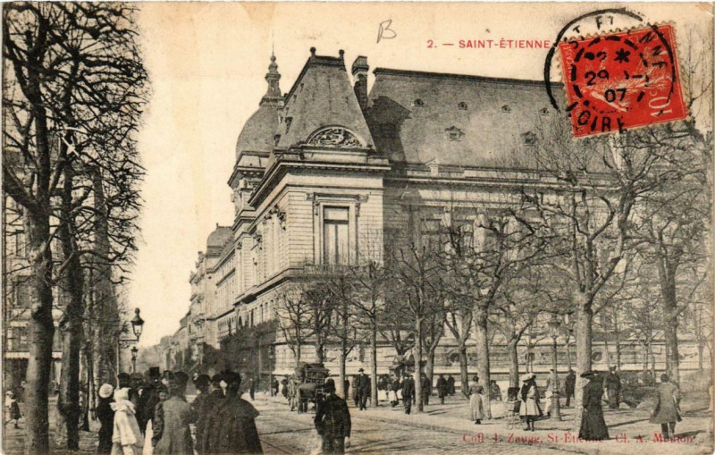 Carte postale ancienne Saint-Etienne à Saint-Étienne