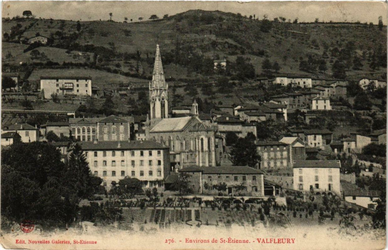 Carte postale ancienne Valfleury à Valfleury