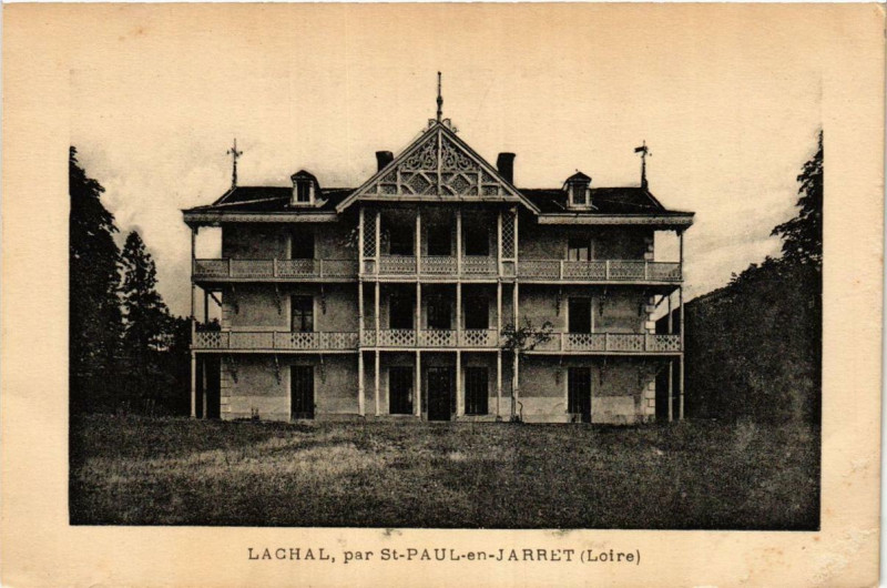 Carte postale ancienne Lachal par Saint-Paul en Jarret