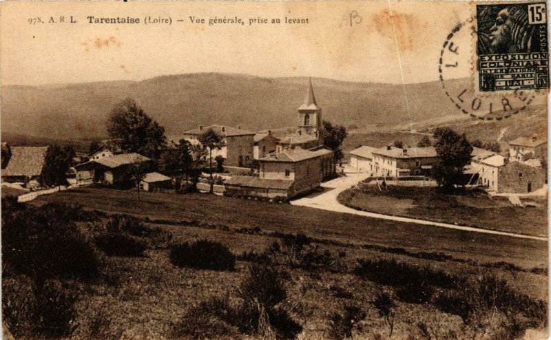 Carte postale ancienne Tarentaize Vue générale
