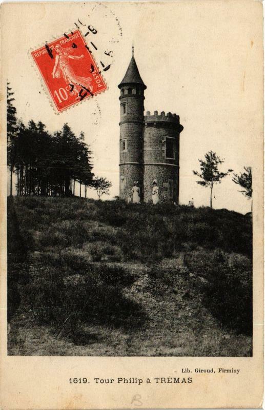 Carte postale ancienne Tour Philip a Trémas