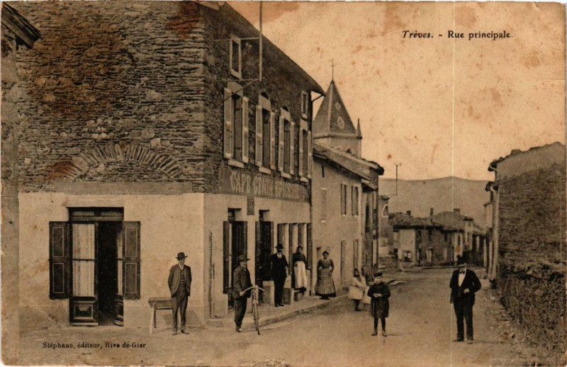 Carte postale ancienne Treves Rue principale