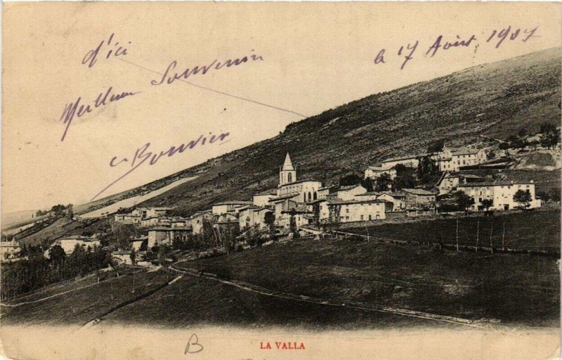 Carte postale ancienne La Valla