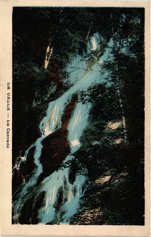 Carte postale ancienne La Valla La Cascade