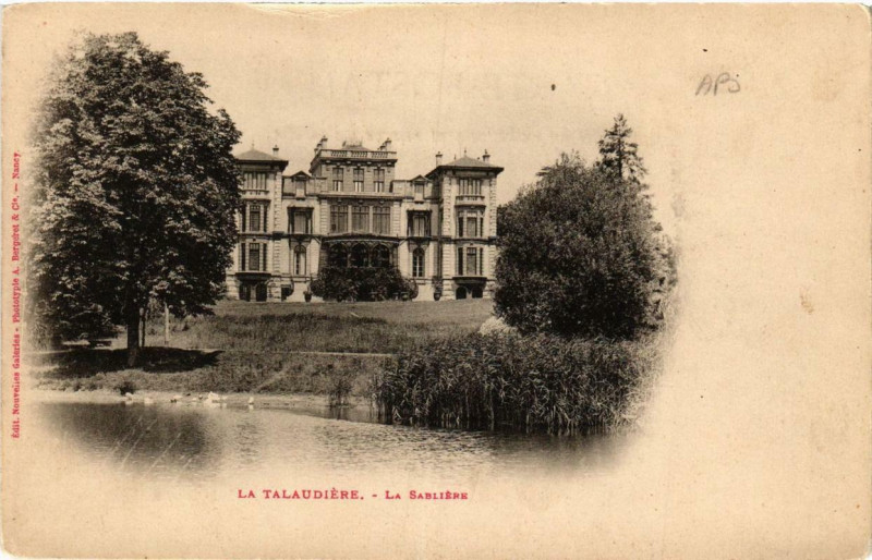 Carte postale ancienne La Talaudiere La Sabliere