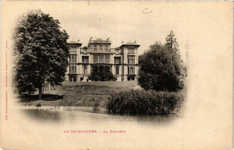 Carte postale ancienne La Talaudiere La Sabliere