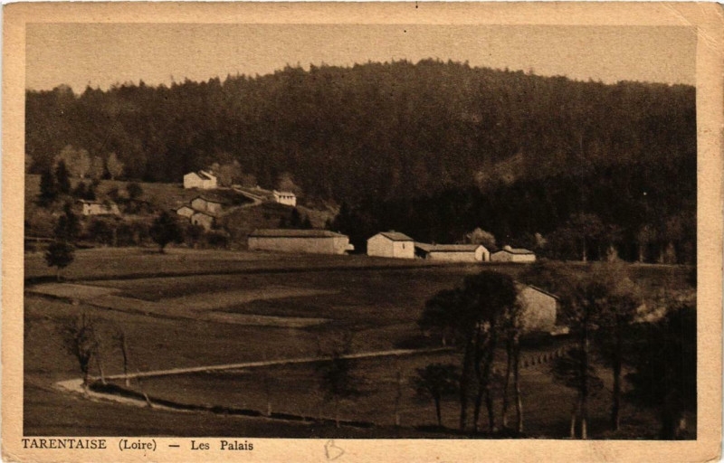 Carte postale ancienne Tarentaise Les Palais à Tarentaise