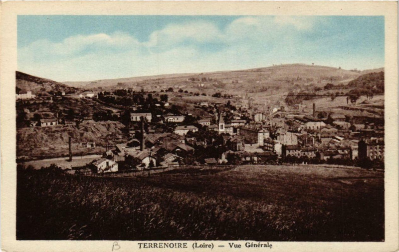 Carte postale ancienne Terrenoire Vue générale