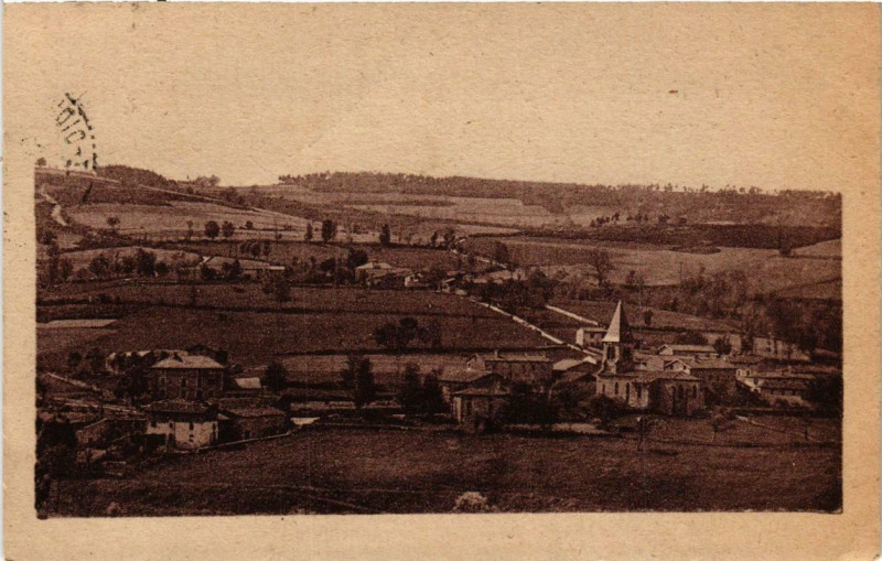 Carte postale ancienne La Valla-sur-Rochefort. Vue générale à Roche