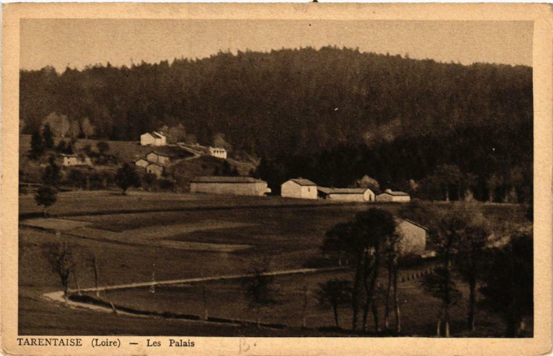 Carte postale ancienne Tarentaise Les Palais à Tarentaise