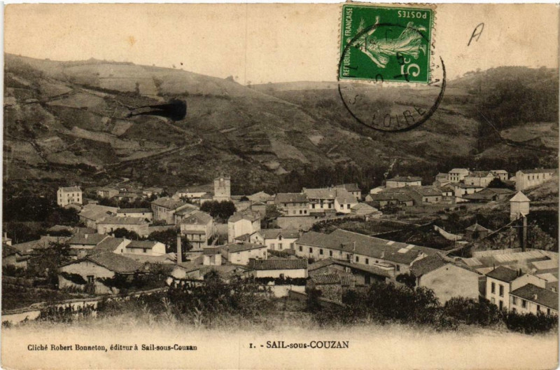 Carte postale ancienne Sail-sous-Couzan à Sail-sous-Couzan