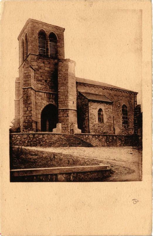Carte postale ancienne Saint-Priest-la-Vetre L'Eglise à Saint-Priest-la-Vêtre