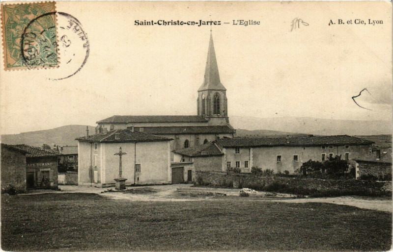 Carte postale ancienne Saint-Christo-en-Jarrez L'Eglise