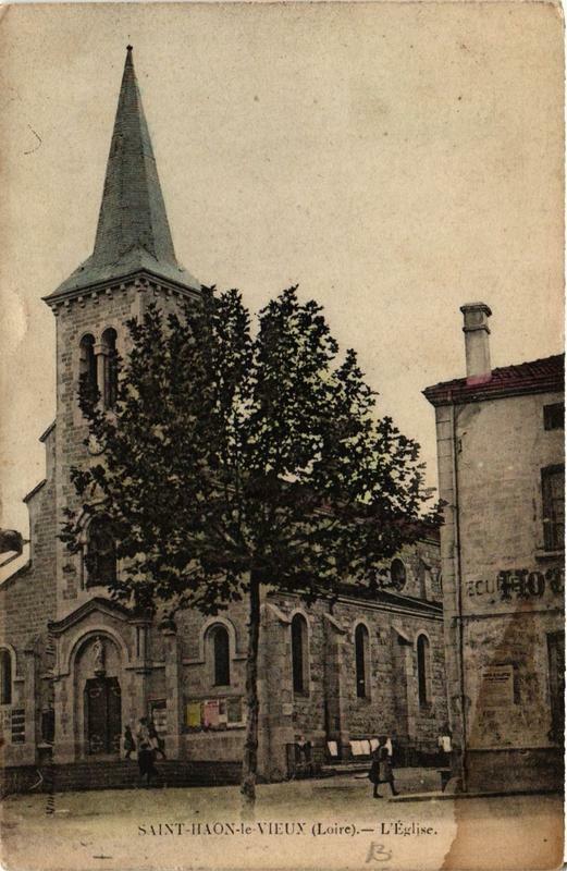 Carte postale ancienne Saint-Haon le Vieux L'Eglise à Saint-Haon-le-Vieux