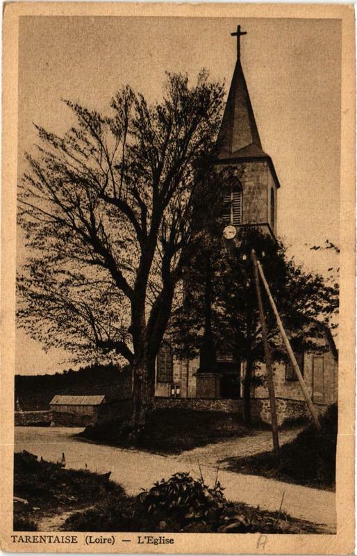 Carte postale ancienne Tarentaize L'Eglise