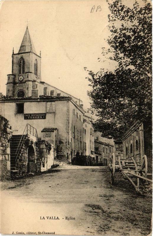 Carte postale ancienne La Valla Eglise