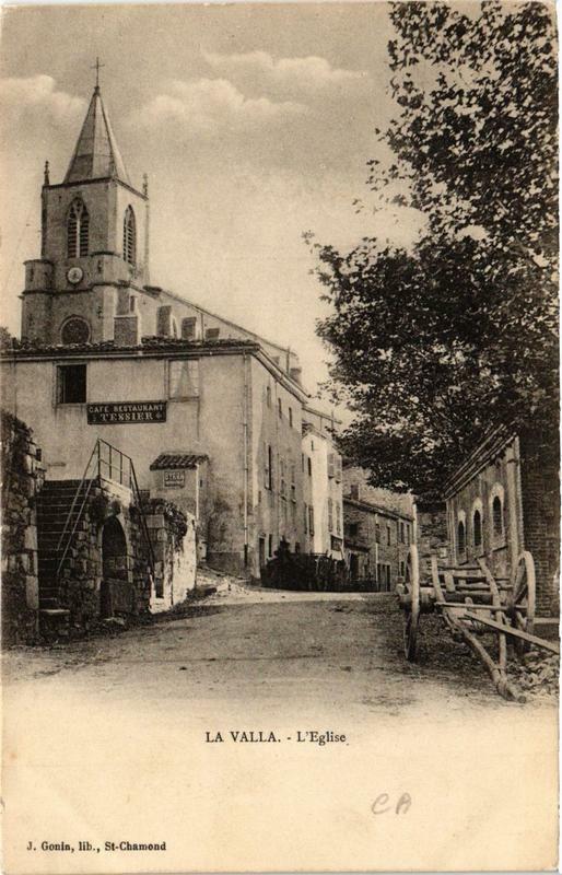 Carte postale ancienne La Valla L'Eglise
