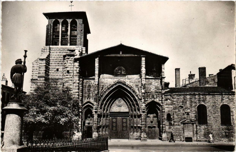 Carte postale ancienne Saint-Etienne Grande Eglise à Saint-Étienne