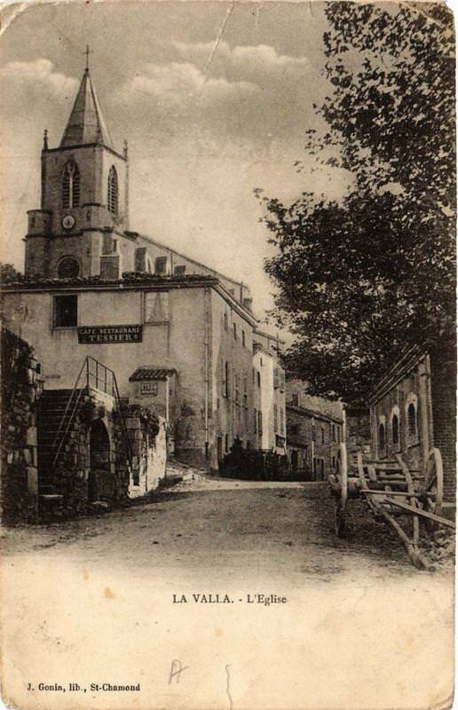 Carte postale ancienne La Valla L'Eglise