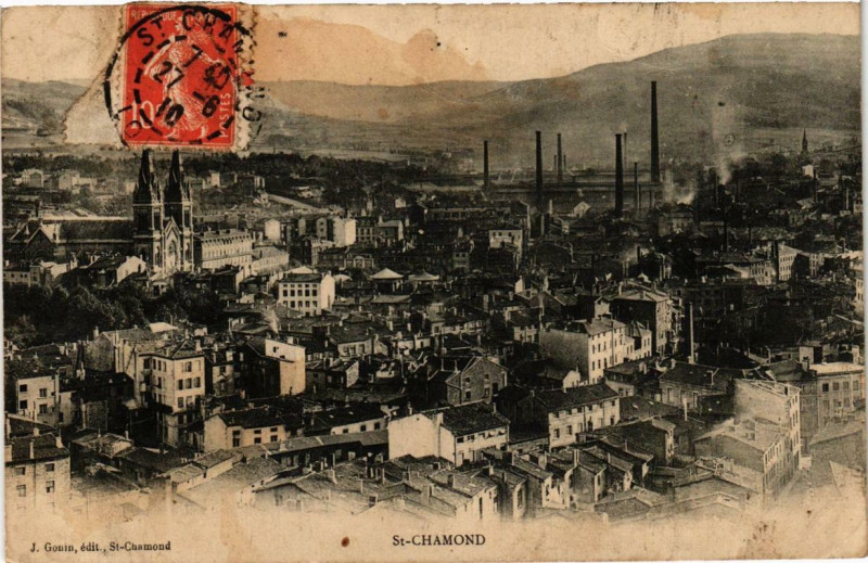 Carte postale ancienne Saint-Chamond à Saint-Chamond