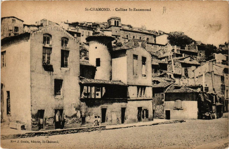 Carte postale ancienne Saint-Chamond Colline Saint-Ennemond à Saint-Chamond