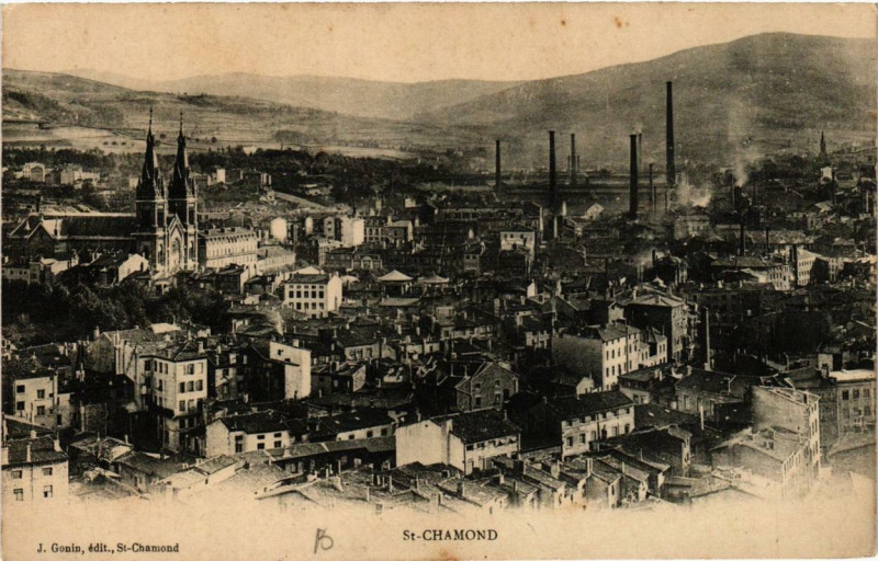 Carte postale ancienne Saint-Chamond à Saint-Chamond