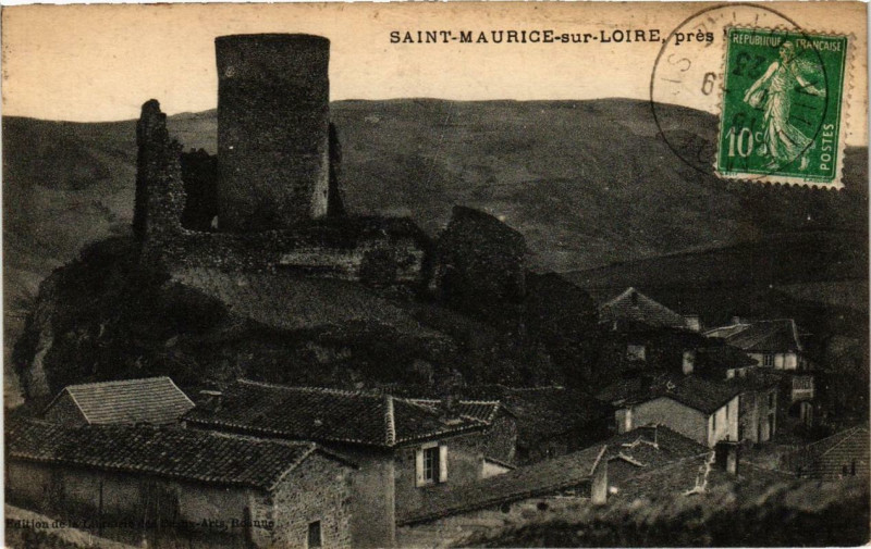 Carte postale ancienne Saint-Maurice-sur-Loire