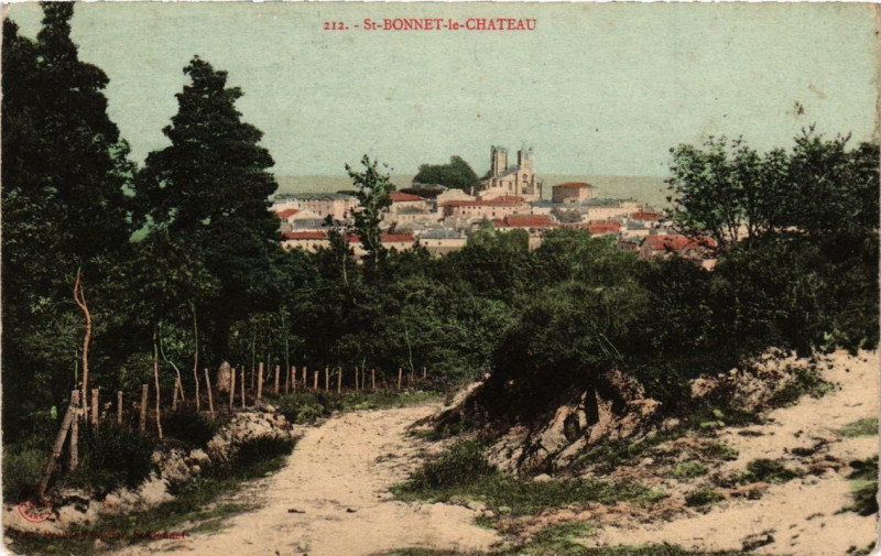 Carte postale ancienne Saint-Bonnet-le-Chateau à Saint-Bonnet-le-Château