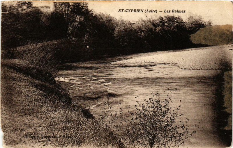 Carte postale ancienne Saint-Cyprien Les Balmes à Saint-Cyprien