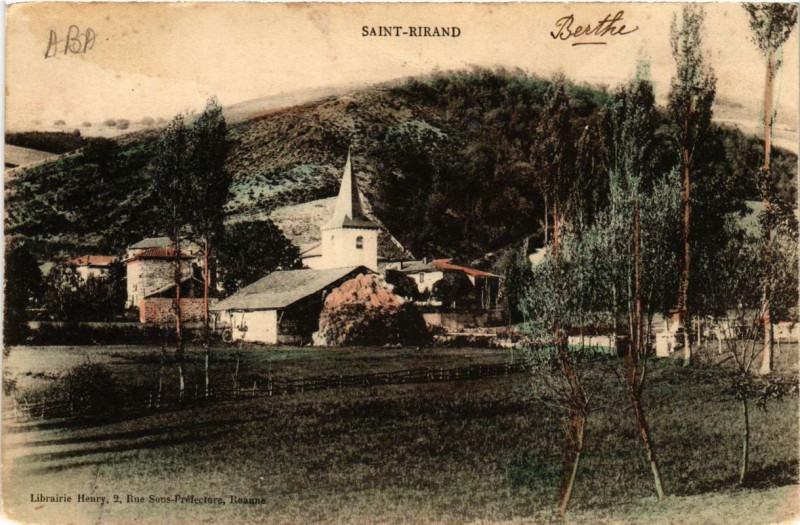Carte postale ancienne Saint-Rirand à Saint-Rirand