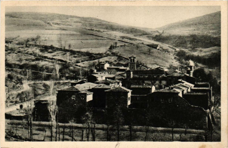 Carte postale ancienne Sainte-Croix-en-Jarez Vue générale à Sainte-Croix-en-Jarez