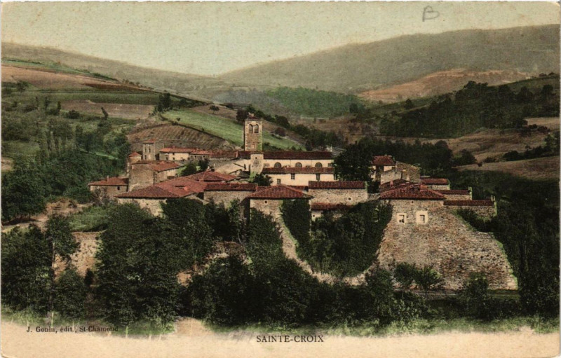 Carte postale ancienne Sainte-Croix