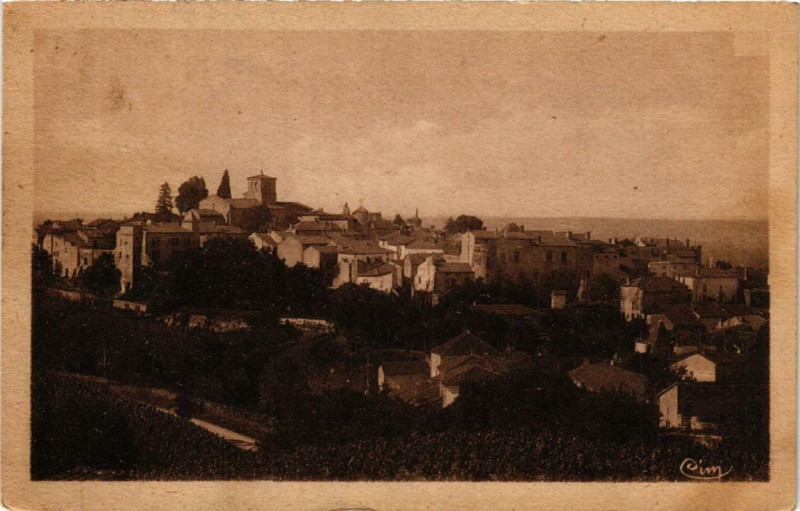 Carte postale ancienne Saint-Haon-le-Chatel Vue générale à Saint-Haon-le-Châtel