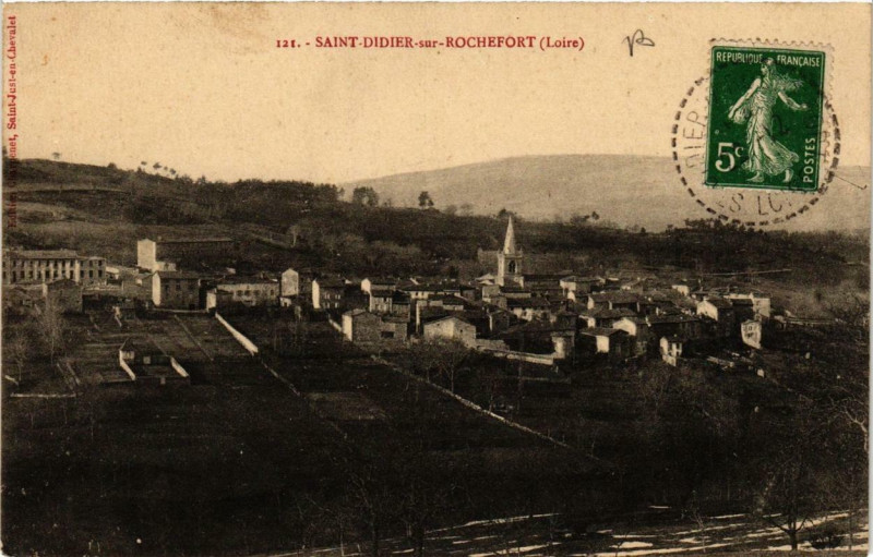 Carte postale ancienne Saint-Didier-sur-Rochefort à Saint-Didier-sur-Rochefort