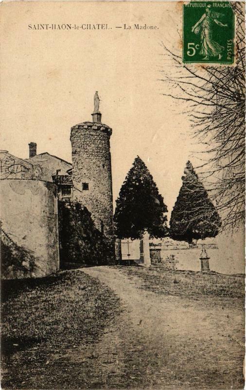 Carte postale ancienne Saint-Haon-le-Chatel La Madone à Saint-Haon-le-Châtel