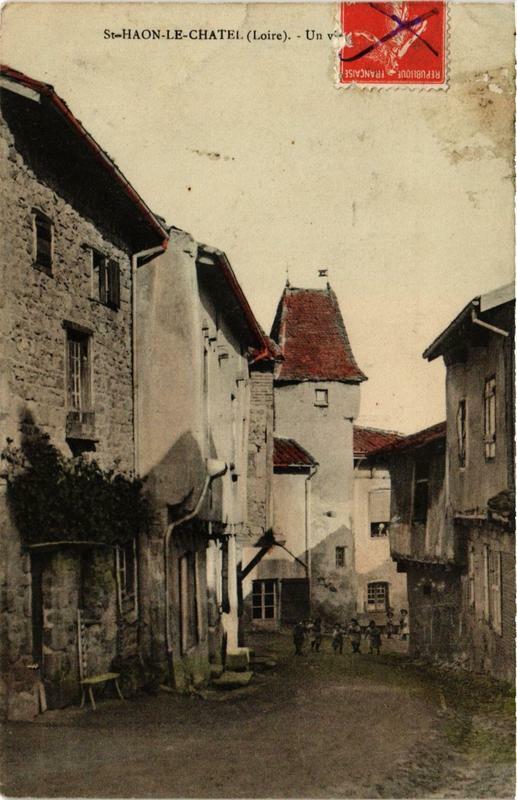Carte postale ancienne Saint-Haon-le-Chatel à Saint-Haon-le-Châtel