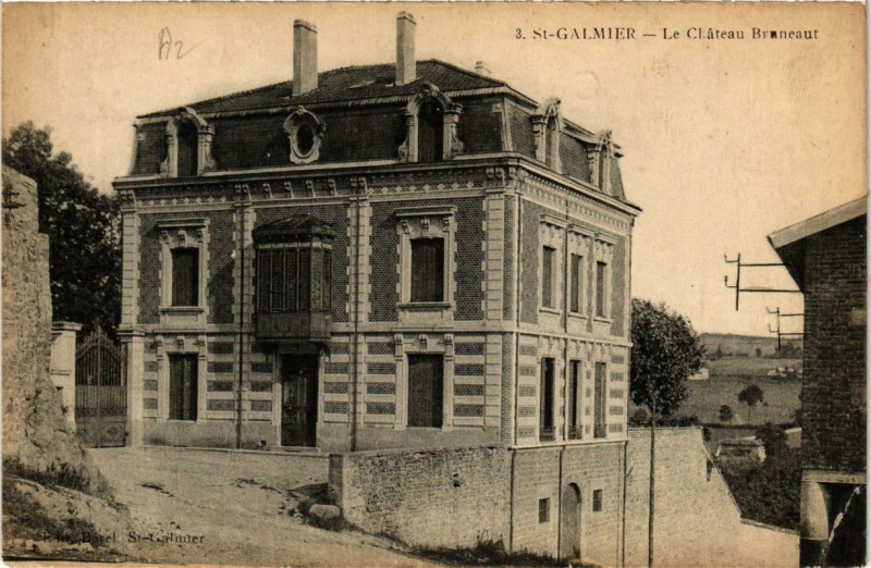 Carte postale ancienne Saint-Galmier Le Chateau Bruneaut à Saint-Galmier