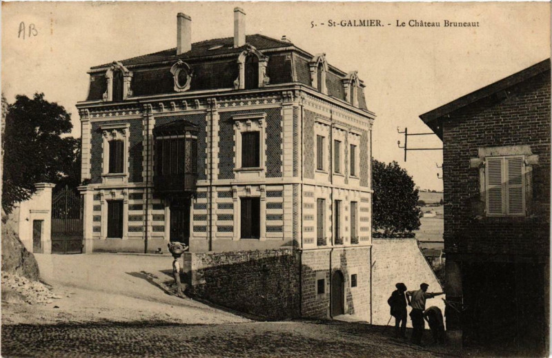 Carte postale ancienne Saint-Galmier Le Chateau Bruneaut à Saint-Galmier