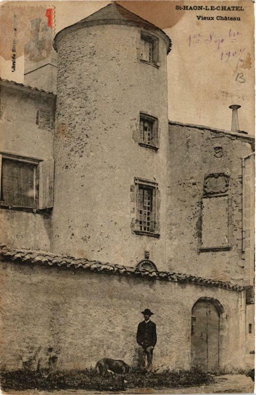 Carte postale ancienne Saint-Haon-le-Chatel Vieux Chateau à Saint-Haon-le-Châtel