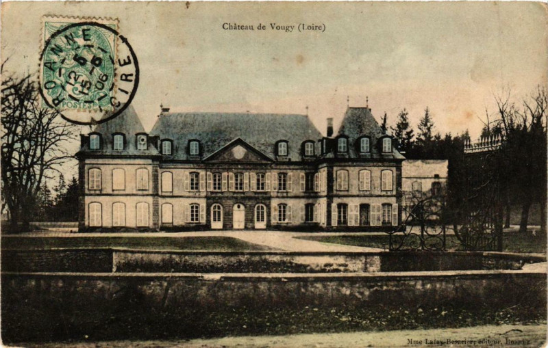 Carte postale ancienne Chateau de Vougy à Vougy