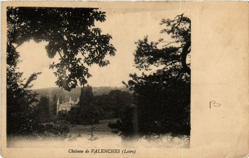 Carte postale ancienne Chateau de Valenches